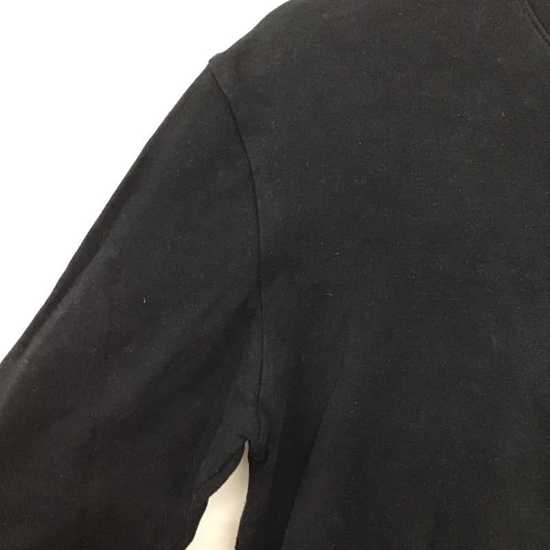 バーバリーブラックレーベル BURBERRY BLACK LABEL カットソー 長袖 長袖カットソー 無地カットソー ヘンリーネック 2 ロゴ、文字 黒 / ブラック /  メンズ USED 古着 中古 10130132