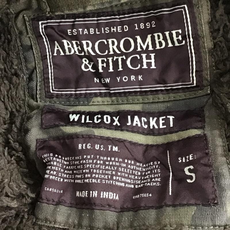 アバクロンビーアンドフィッチ ABERCROMBIE&FITCH ジャケット、上着 ジャケット、ブレザー ジップアップジャケット アウター ミリタリージャケット S カモフラージュ柄・迷彩 マルチカラー / マルチカラー /  メンズ USED 古着 中古 10140748