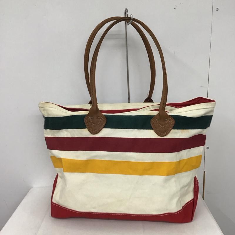 エルエルビーン L.L.Bean トートバッグ トートバッグ OPD11 USA製 90S 90年代 コットン ボーダー柄 マルチカラー / マルチカラー /  メンズ USED 古着 中古 10141063