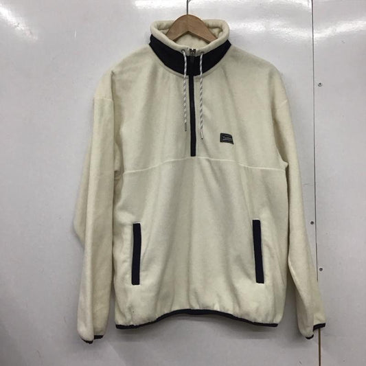 ニコアンド niko and... ジャケット、上着 ジャケット、ブレザー 長袖フリースジャケット プルオーバージャケット アウター 3 ロゴ、文字 白 / ホワイト /  レディース USED 古着 中古 10145073