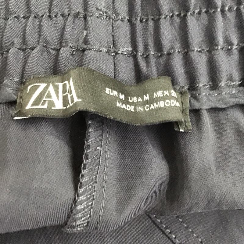 ザラ ZARA パンツ ワークパンツ、ペインターパンツ ワークパンツ ワイドパンツ カジュアルパンツ M 無地 紺 / ネイビー /  レディース USED 古着 中古 10128946