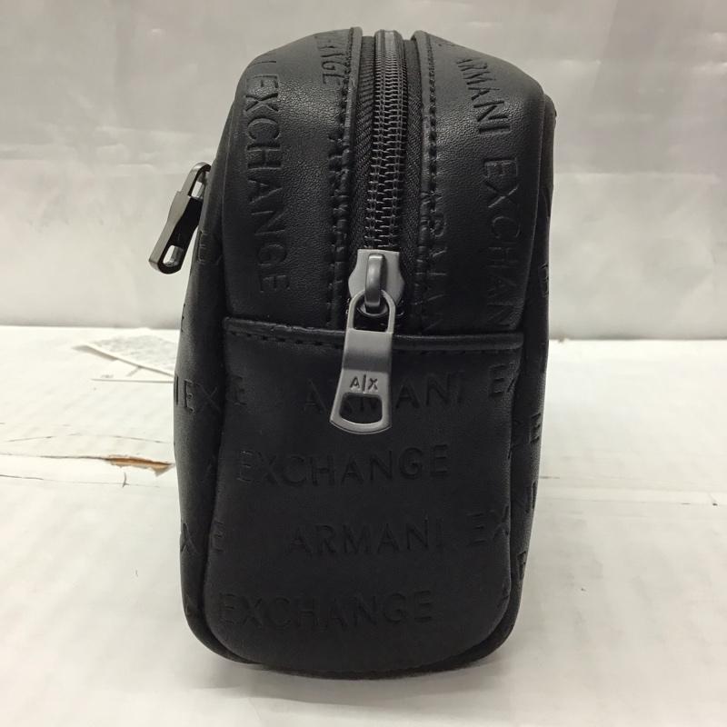 アルマーニエクスチェンジ A/X ARMANIEXCHANGE ポーチ ポーチ 958099 CC348 小物入れ ロゴ、文字 黒 / ブラック /  メンズ USED 古着 中古 10115447