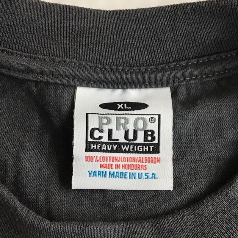 プロクラブ PRO CLUB Tシャツ 長袖 ロンT XL 無地 ダークグレー / ダークグレー /  メンズ USED 古着 中古 10116802