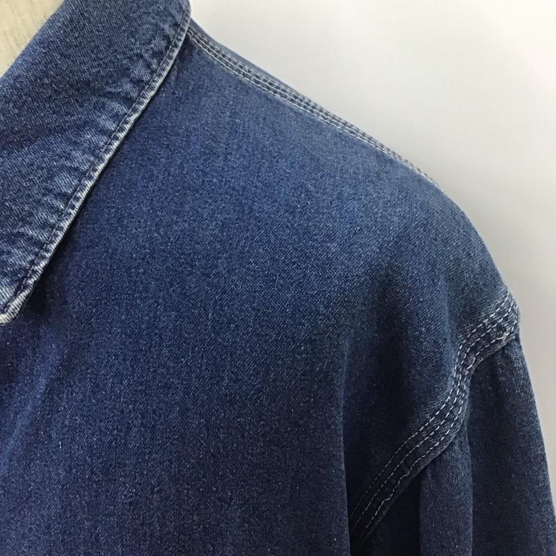 カーハート Carhartt ジャケット、上着 ジャケット、ブレザー デニム カバーオール 無地 水色 / ライトブルー /  メンズ USED 古着 中古 10107843
