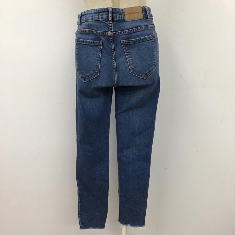 ザラ ZARA パンツ デニム、ジーンズ デニムパンツ スリムパンツ ストレッチパンツ ジーンズ 36 無地 インディゴ / インディゴ /  レディース USED 古着 中古 10122408