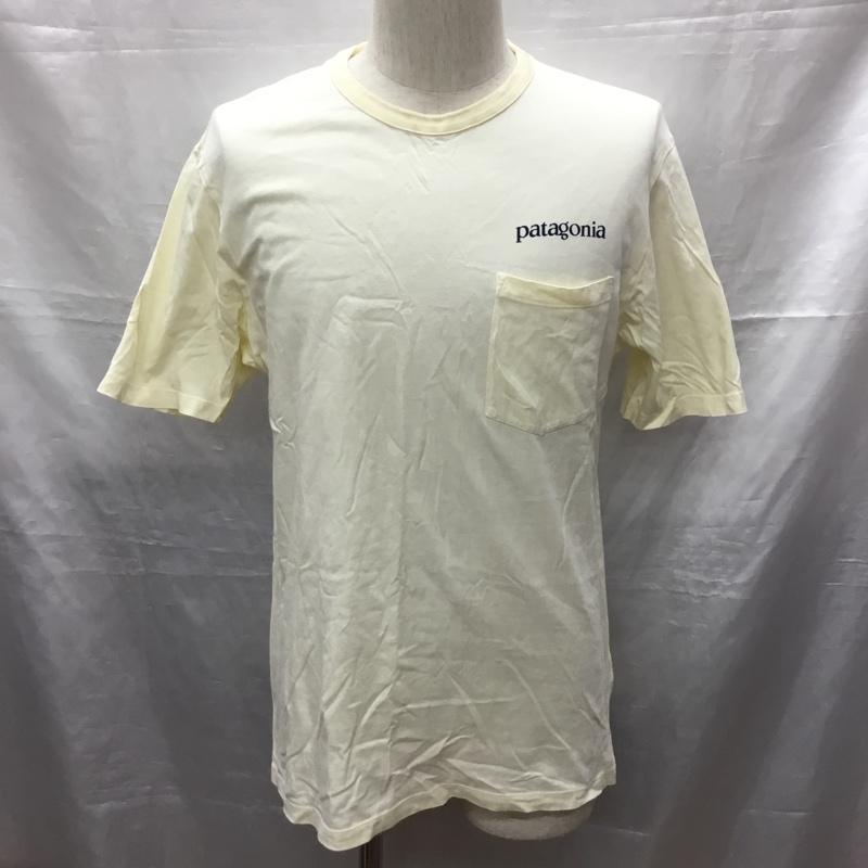 パタゴニア patagonia Tシャツ 半袖 S プリント アイボリー / アイボリー /  メンズ USED 古着 中古 10120715