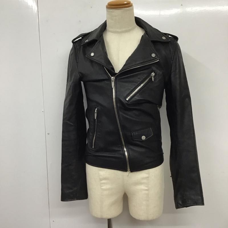 ザラメン ZARA MAN ジャケット、上着 ジャケット、ブレザー フェイクレザージャケット カジュアルジャケット カラージャケット S 無地 黒 / ブラック /  メンズ USED 古着 中古 10119267