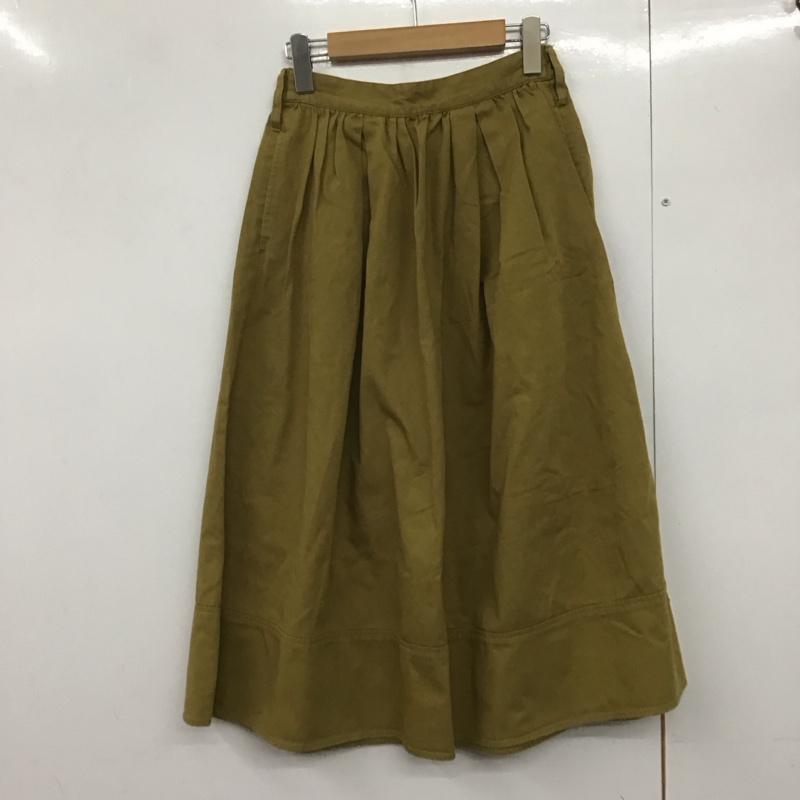 エヘカソポ ehka sopo スカート ロングスカート M 無地 黄緑 / イエローグリーン /  レディース USED 古着 中古 10143751