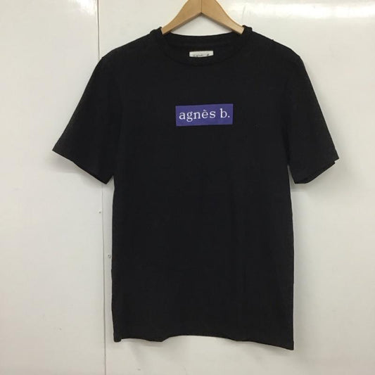 アニエス・ベー agnes b. Tシャツ 半袖 7835SBP5 ADAM ET ROPE L プリント 黒 / ブラック /  レディース USED 古着 中古 10131181