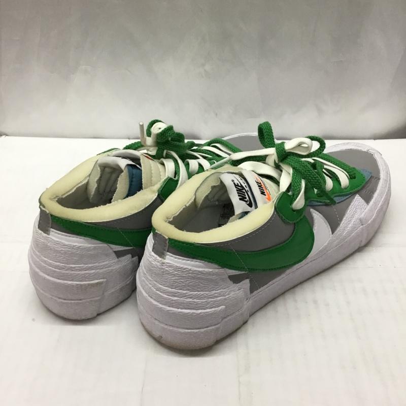 ナイキ NIKE スニーカー スニーカー DD1877 001 BLAZER LOW SACAI 27.5cm 箱有 27.5cm ロゴ、文字 白 / ホワイト / X 灰 / グレー / X 緑 / グリーン /  メンズ USED 古着 中古 10110573