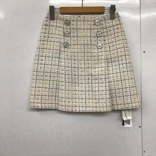 リリー ブラウン Lily Brown スカート ミニスカート LWFS184094 ツイードスカート 0  マルチカラー / マルチカラー /  レディース USED 古着 中古 10144017