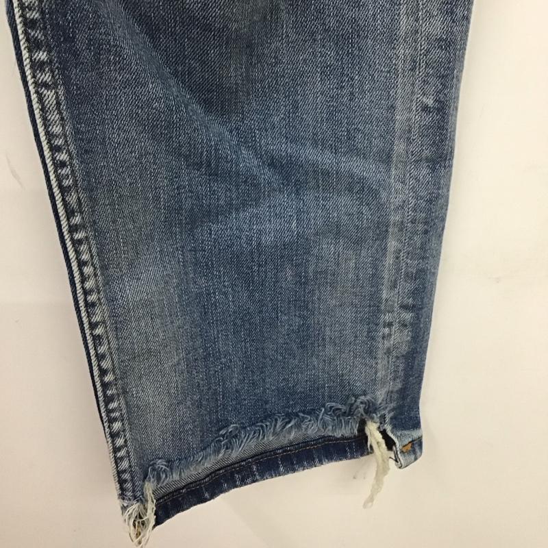 ザラ ZARA パンツ デニム、ジーンズ パール ダメージ加工 青 / ブルー /  レディース USED 古着 中古 10108587