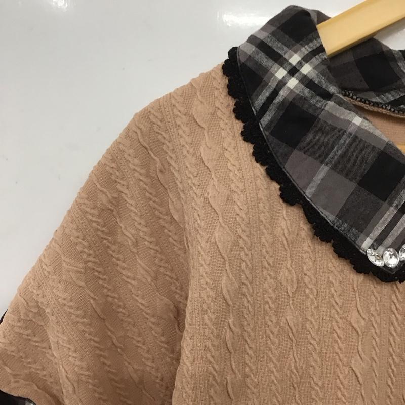 アクシーズファム axes femme カットソー 半袖 半袖カットソー カラーシャツ M 総柄 マルチカラー / マルチカラー /  レディース USED 古着 中古 10147036