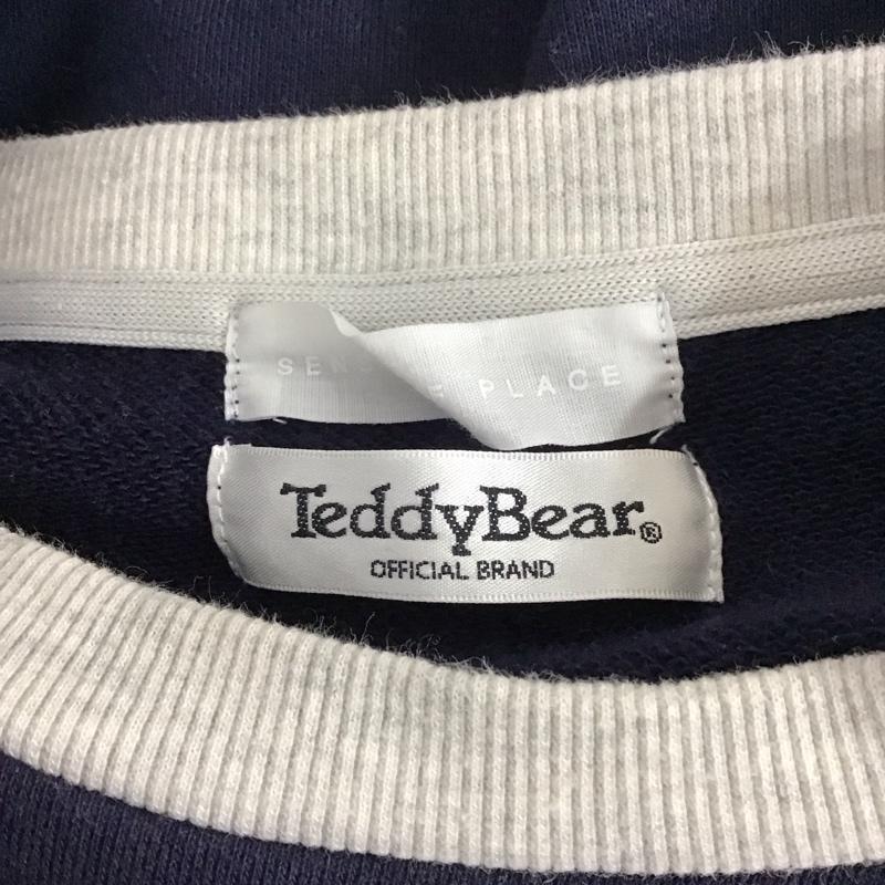 センスオブプレイスバイアーバンリサーチ SENSE OF PLACE by URBAN RESEARCH トレーナー 長袖 AA34-11B004 TeddyBear L 無地 紺 / ネイビー /  メンズ USED 古着 中古 10125028