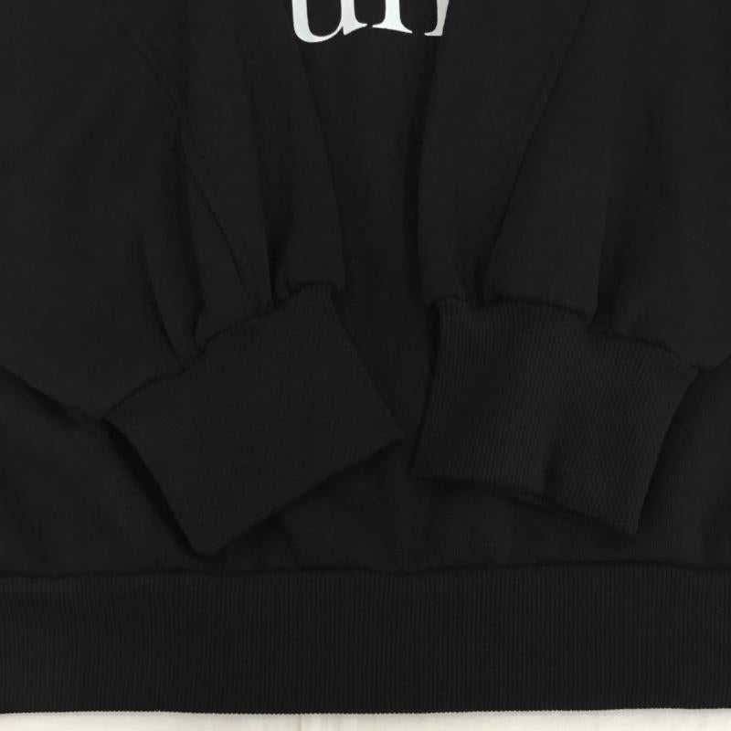 アースミュージックアンドエコロジー earth music&ecology トレーナー 長袖 1L47L1G0100 FREE ロゴ、文字 黒 / ブラック /  レディース USED 古着 中古 10142553