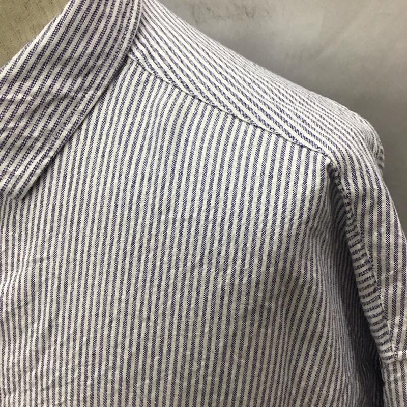 ユーエスポロアッスン U.S.POLO ASSN. シャツ、ブラウス 半袖 半袖シャツ カラーシャツ 半袖カットソー ストライプシャツ L ストライプ マルチカラー / マルチカラー /  メンズ USED 古着 中古 10116959