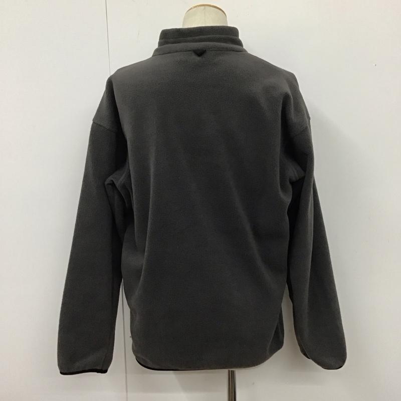 ヘリーハンセン HELLY HANSEN ジャケット、上着 ジャンパー、ブルゾン ジップアップフリースジャケット アウター カジュアルジャケット M ロゴ、文字 灰 / グレー /  メンズ USED 古着 中古 10108680