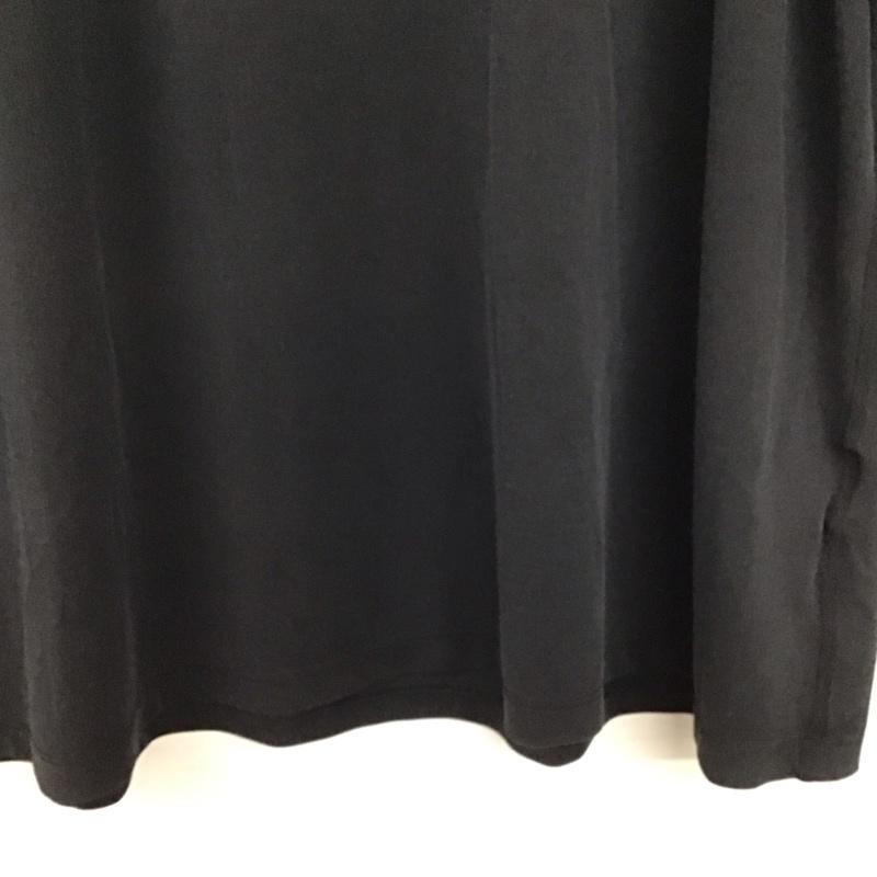 ヨーコサカモト YOKO SAKAMOTO Tシャツ 半袖 半袖カットソー プリントTシャツ クルーネックカットソー 無地 黒 / ブラック /  メンズ USED 古着 中古 10150891