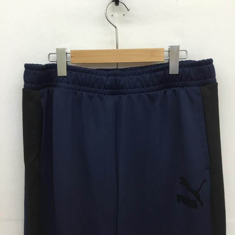 プーマ PUMA パンツ ワークパンツ、ペインターパンツ puma トラックパンツ　622913-14 XXL ロゴ、文字 黒 / ブラック / X 紺 / ネイビー /  メンズ USED 古着 中古 10129649