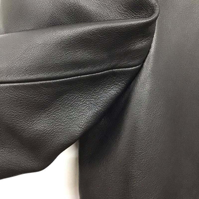 リドム LIDnM ジャケット、上着 レザージャケット L18SS-17 羊革 ラムレザー シングルレザーライダースジャケット S 無地 黒 / ブラック /  メンズ USED 古着 中古 10139484