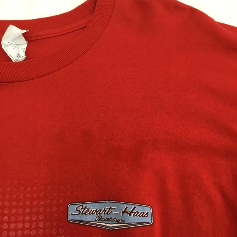 ユーズドクロージング used clothes Tシャツ 半袖 KEVIN HARVICK レーシングTee XXL プリント 赤 / レッド /  メンズ USED 古着 中古 10133851