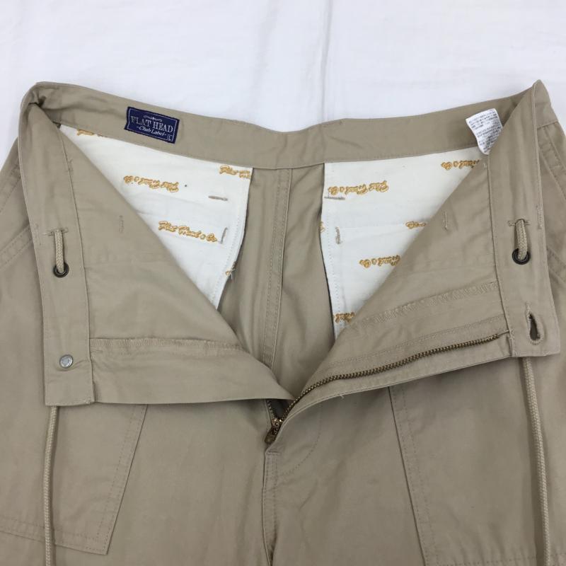 フラットヘッド The Flat Head パンツ ワークパンツ、ペインターパンツ L 無地 ベージュ / ベージュ /  メンズ USED 古着 中古 10133592