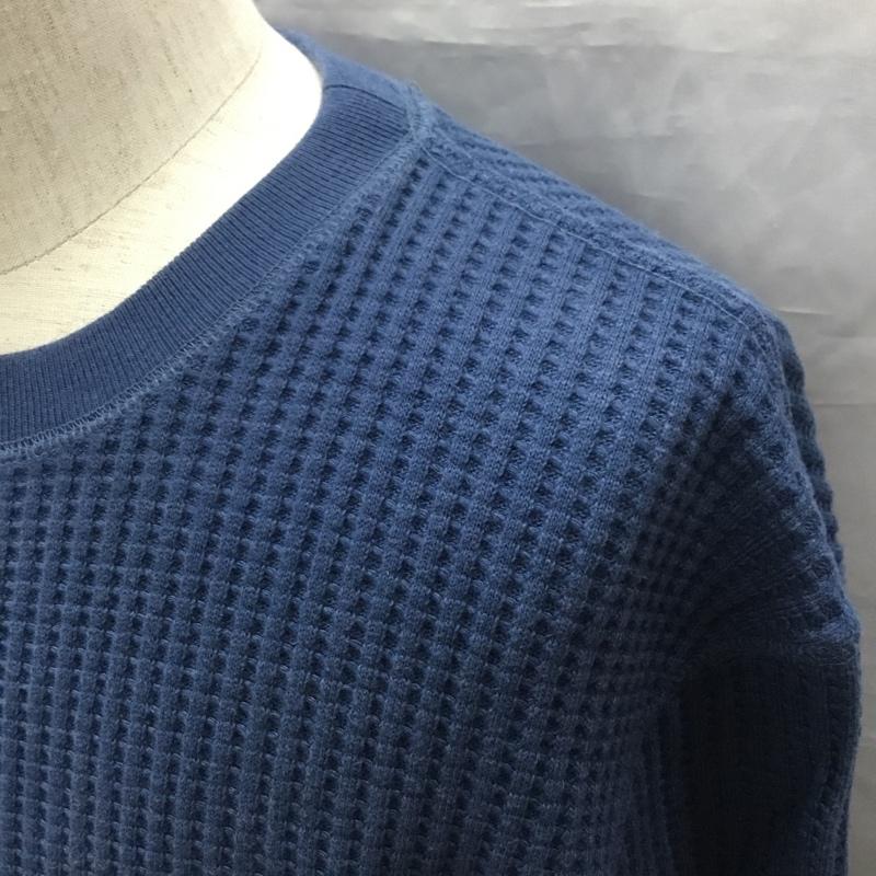 ジェーイーモーガン JEMORGAN Tシャツ 長袖 JC087-22G ワッフルカットソー M 無地 紺 / ネイビー /  メンズ USED 古着 中古 10119840