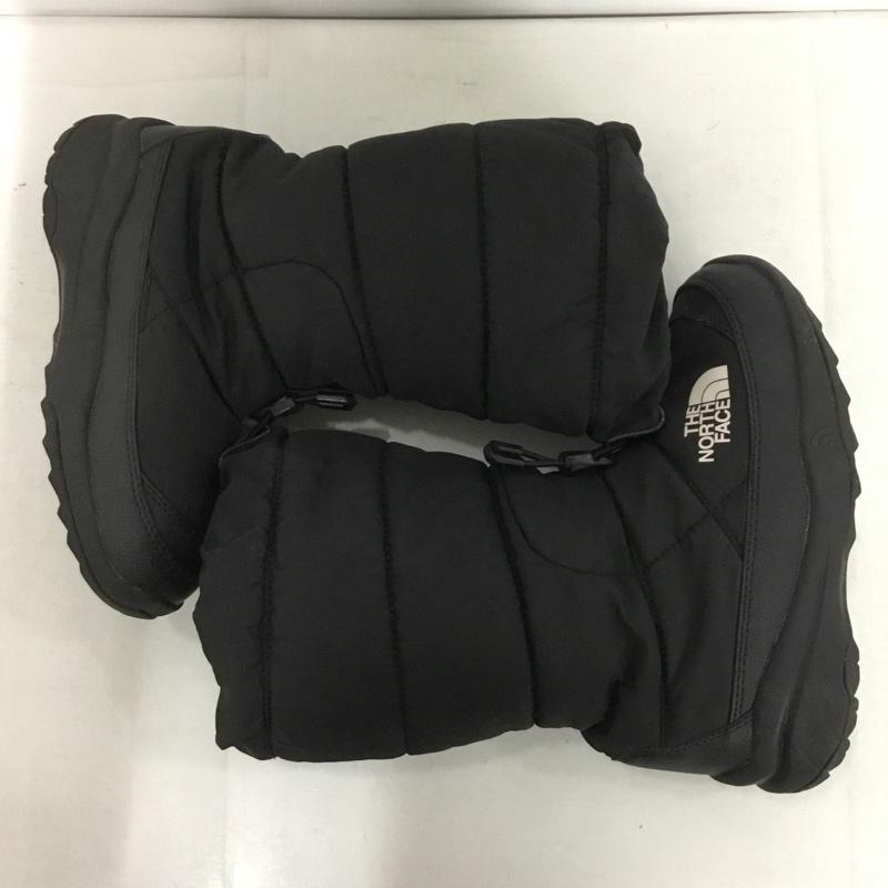 ザノースフェイス THE NORTH FACE シューズ シューズ NFJ51986 ヌプシ ブーツ スノーブーツ アウトドア K Nuptse Bootie Wide キッズ 20cm 20.0cm ロゴ、文字 黒 / ブラック /  ボーイズ USED 古着 中古 10138007