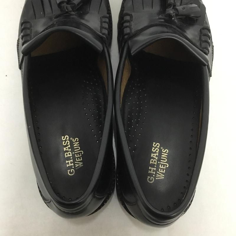 ジーエイチバス G.H.BASS&CO. ローファー ローファー BA11525 タッセル WEEJUNS 42 無地 黒 / ブラック /  メンズ USED 古着 中古 10141069