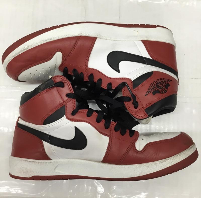 ナイキ NIKE スニーカー スニーカー 768861-601 AIR JORDAN 1 HIGH THE RETURN 28cm 28.0cm ロゴ、文字 白 / ホワイト / X 黒 / ブラック / X 赤 / レッド /  メンズ USED 古着 中古 10116996