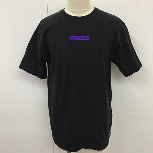 ベンデイビス BEN DAVIS Tシャツ 半袖 C-0580906 コットン クルーネック バックプリント XL ロゴ、文字 黒 / ブラック /  メンズ USED 古着 中古 10119690