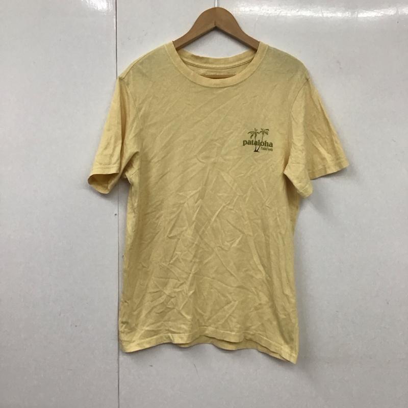パタゴニア patagonia Tシャツ 半袖 pataloha S プリント 黄 / イエロー /  メンズ USED 古着 中古 10131349