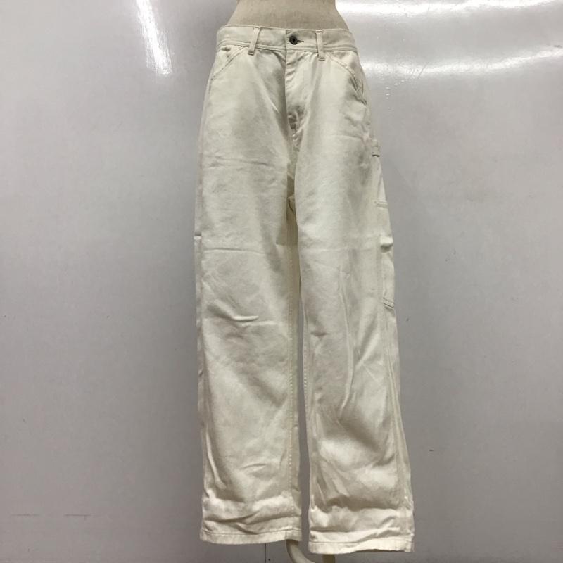 サマンサモスモス Samansa Mos2 パンツ デニム、ジーンズ 1404237 テーパード FREE 無地 白 / ホワイト /  レディース USED 古着 中古 10118755