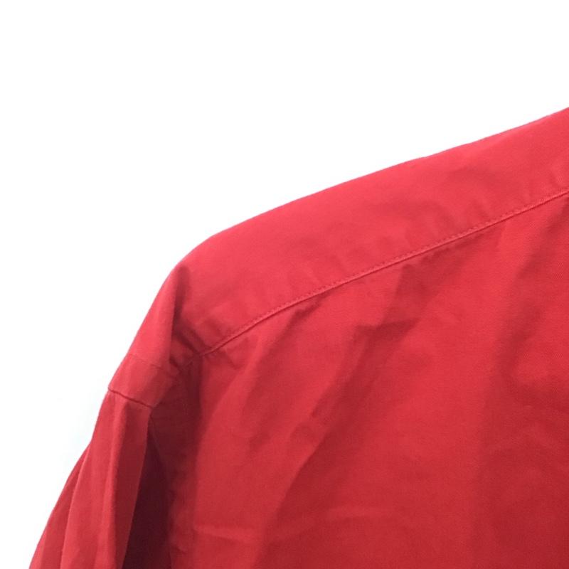 ラルフローレン RALPHLAUREN シャツ、ブラウス 長袖 長袖シャツ 無地シャツ カラーシャツ ボタンダウンシャツ L ロゴ、文字 赤 / レッド /  メンズ USED 古着 中古 10144905