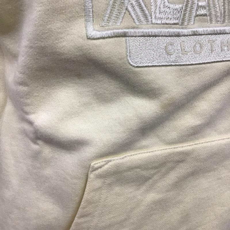 エクストララージ XLARGE パーカー 長袖 M ロゴ、文字 黄 / イエロー /  メンズ USED 古着 中古 10124536