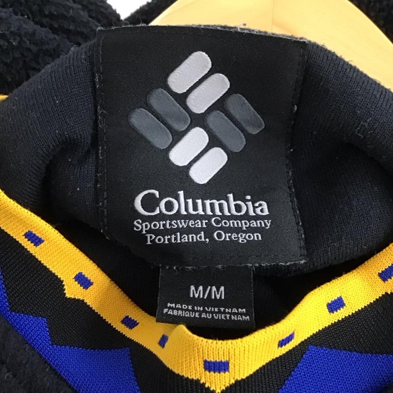 コロンビア Columbia トレーナー 長袖 219 am0275 フリースジャケット クルーネック アウター M ロゴ、文字 ダークグレー / ダークグレー /  メンズ USED 古着 中古 10146025