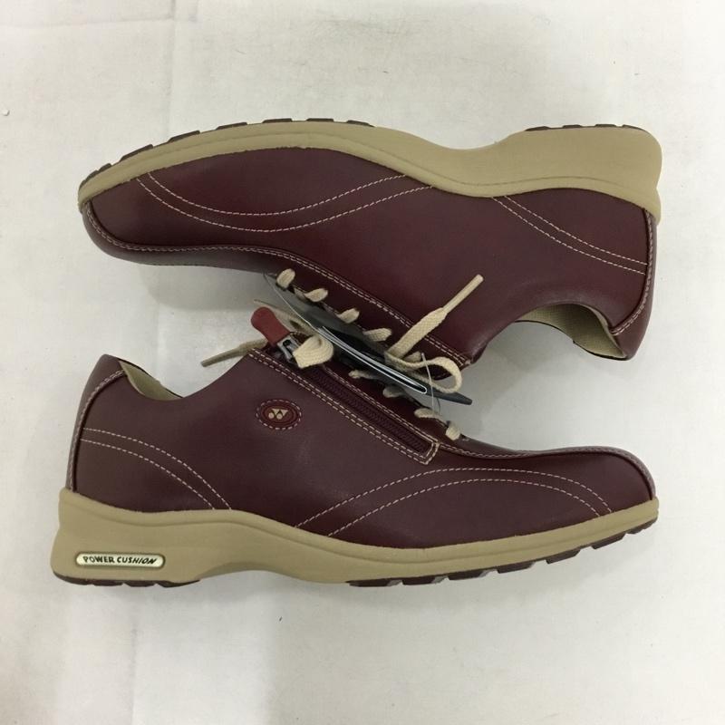 ヨネックス YONEX スニーカー スニーカー SHW-LC30 パワークッション 23.5cm ウォーキングシューズ 箱有 23.5cm ロゴ、文字 ボルドー / ボルドー /  レディース USED 古着 中古 10147933