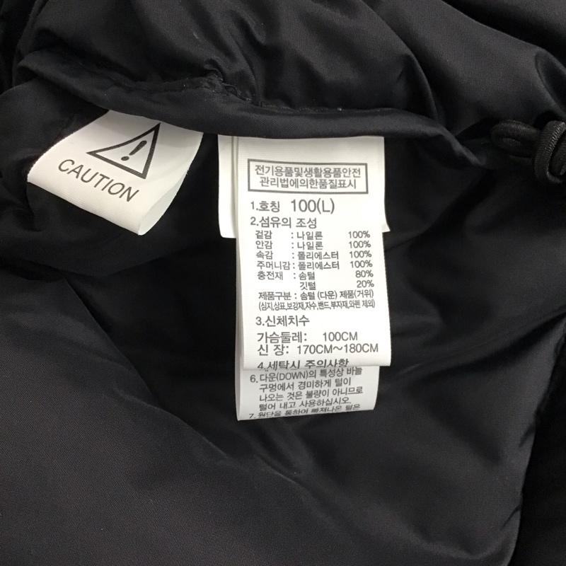 ザノースフェイス THE NORTH FACE ジャケット、上着 ジャンパー、ブルゾン nj1dp05a エコヌプシジャケット ジップアップダウンジャケット L ロゴ、文字 黒 / ブラック /  メンズ USED 古着 中古 10142361