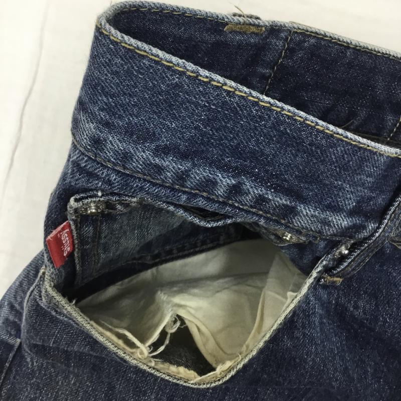 ステューシー STUSSY パンツ デニム、ジーンズ 32インチ ロゴ、文字 インディゴ / インディゴ /  メンズ USED 古着 中古 10143566