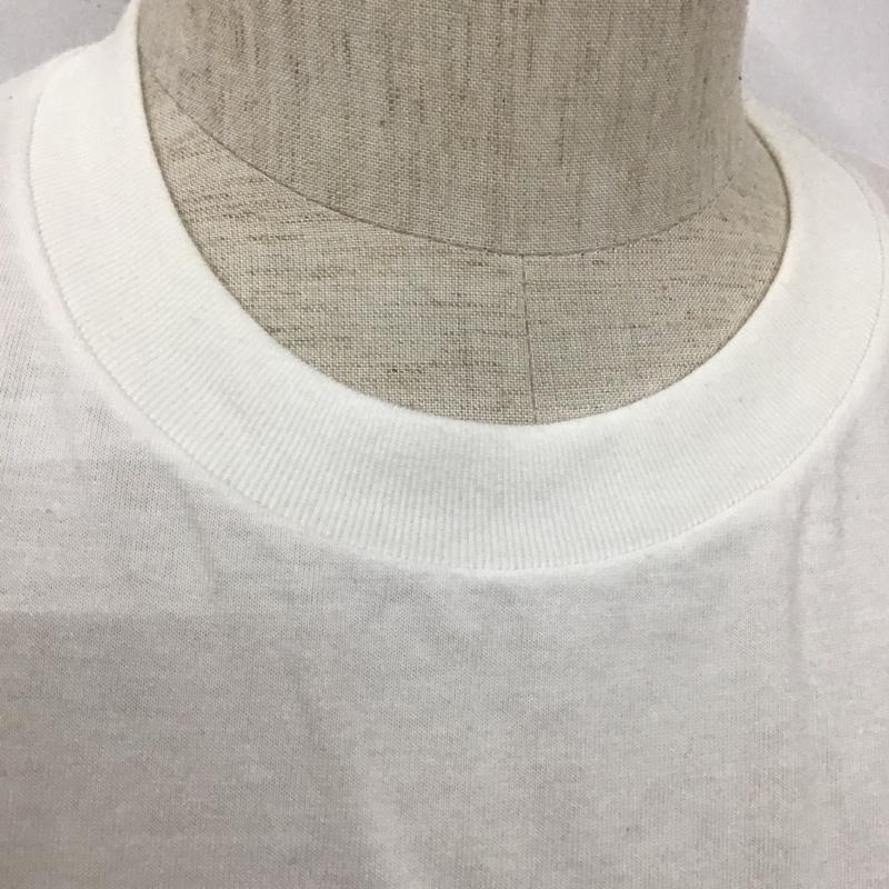 ユニクロ UNIQLO Tシャツ 半袖 341-446312 Tシャツ クルーネックカットソー プリントTシャツ XL プリント 白 / ホワイト /  メンズ USED 古着 中古 10127346