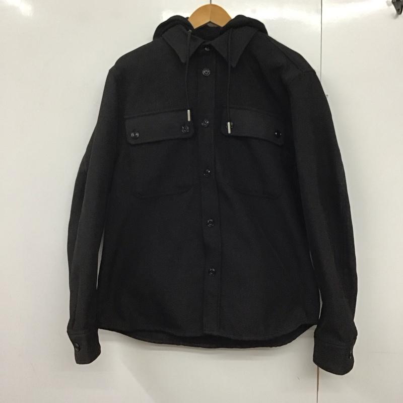 ディーゼル DIESEL ジャケット、上着 ジャケット、ブレザー 長袖パーカージャケット アウター 前ボタン L 無地 黒 / ブラック /  メンズ USED 古着 中古 10140827