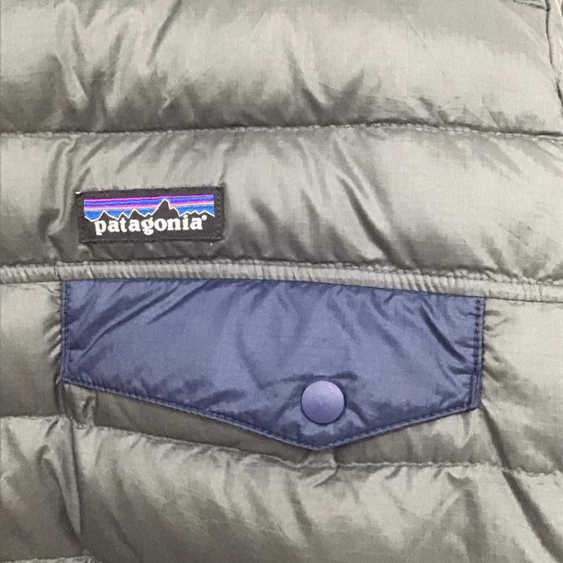 パタゴニア patagonia ジャケット、上着 ジャケット、ブレザー 27246fa16 DOWNSNAPTPULLOVER ダウンジャケット M ロゴ、文字 灰 / グレー /  メンズ USED 古着 中古 10144513