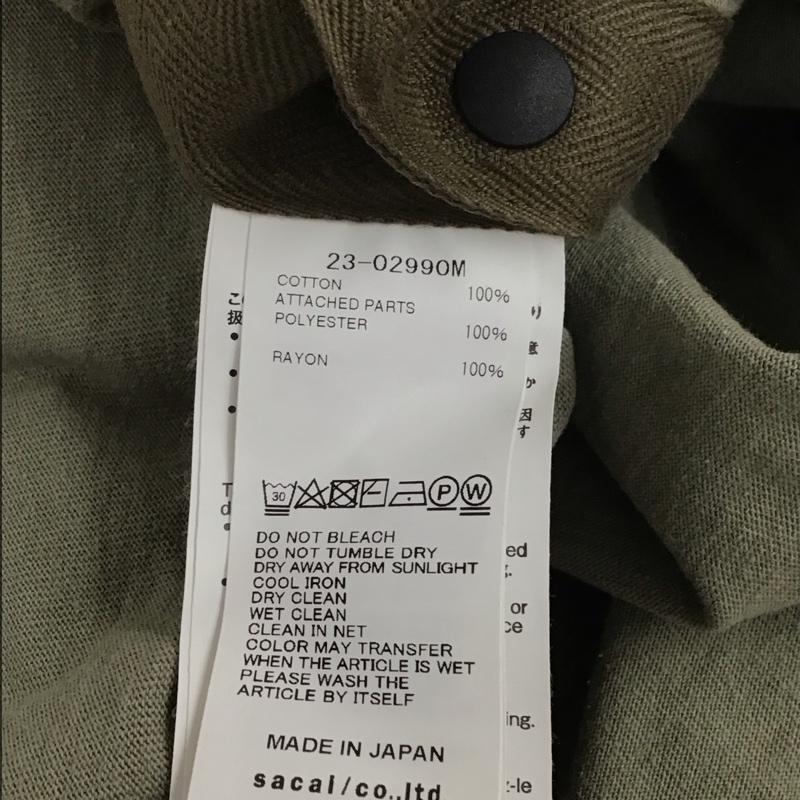 サカイ Sacai Tシャツ 半袖 23SS EricHazePatchTShirt 半袖カットソー エリックヘイズ 3 刺繍 カーキ / カーキ /  メンズ USED 古着 中古 10126190