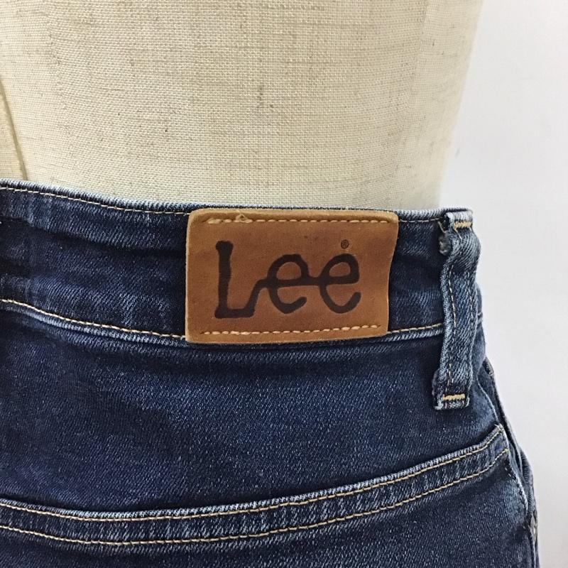 リー Lee スカート ひざ丈スカート LL0708 HERITAGE LASTIC HIGHペンシルスカート XS 無地 青 / ブルー /  レディース USED 古着 中古 10112989