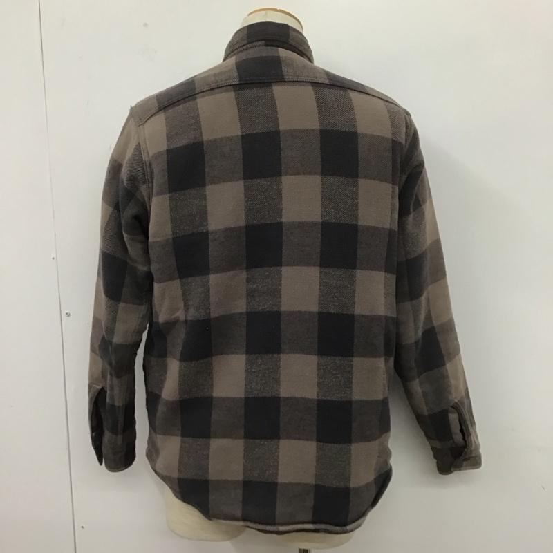 シュガーケーン SUGAR CANE ジャケット、上着 ジャケット、ブレザー チェックシャツアウター カラーシャツジャケット ポケットシャツ アウター 裏地ボア S チェック 黒 / ブラック / X 灰 / グレー /  メンズ USED 古着 中古 10106309