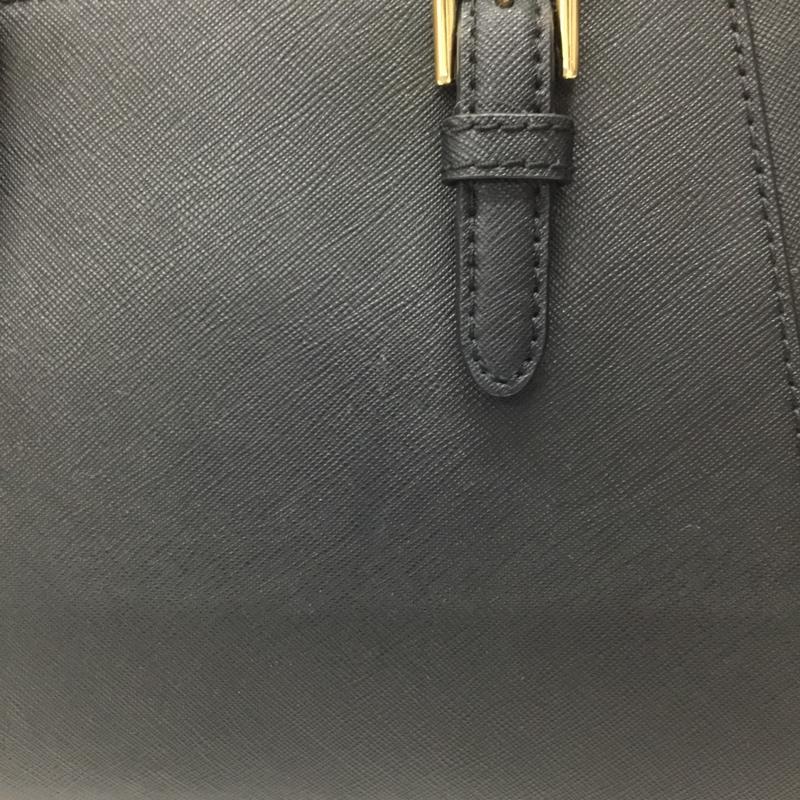 マイケルコース MICHAEL KORS ハンドバッグ ハンドバッグ 35S8GC6M2L ショルダー 2WAY ロゴ、文字 黒 / ブラック / X 金 / ゴールド /  レディース USED 古着 中古 10109118