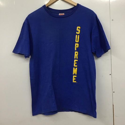 シュプリーム Supreme Tシャツ 半袖 半袖カットソー プリントTシャツ クルーネックカットソー M ロゴ、文字 青 / ブルー /  メンズ USED 古着 中古 10146443