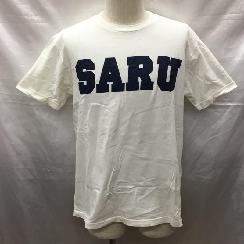 サンタスティック SANTASTIC! Tシャツ 半袖 半袖カットソー プリントTシャツ クルーネックカットソー M プリント 白 / ホワイト /  メンズ USED 古着 中古 10122916