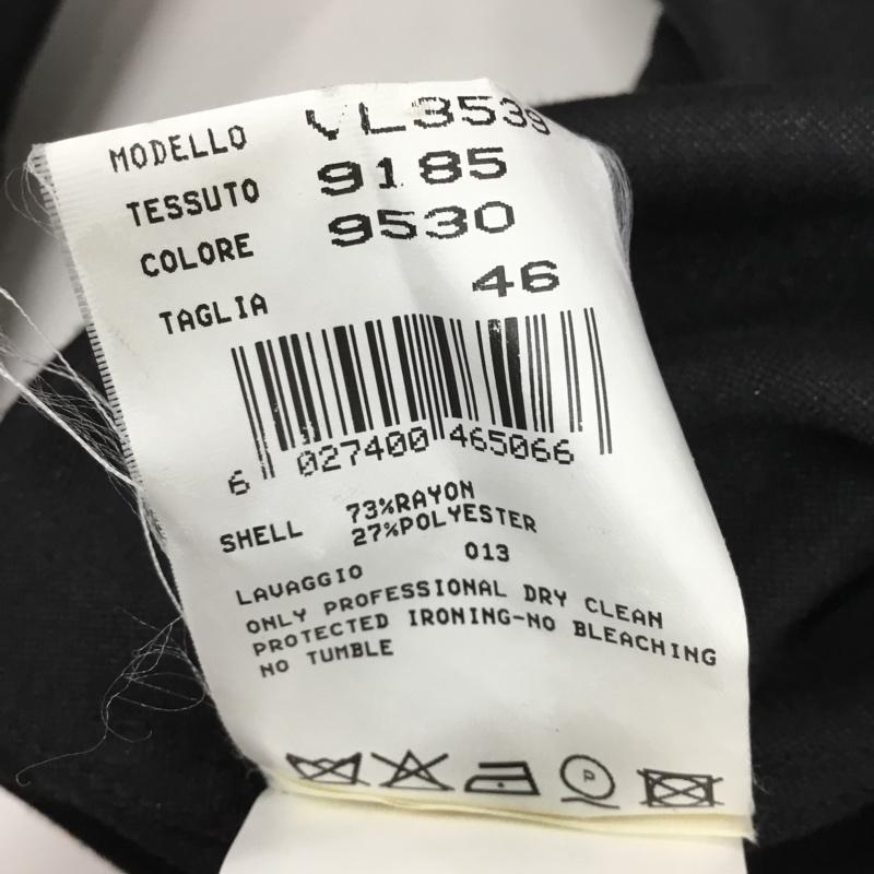 エンポリオアルマーニ EMPORIO ARMANI シャツ、ブラウス 長袖 長袖シャツ カラーシャツ 長袖カットソー 無地シャツ 46 無地 黒 / ブラック /  メンズ USED 古着 中古 10106475