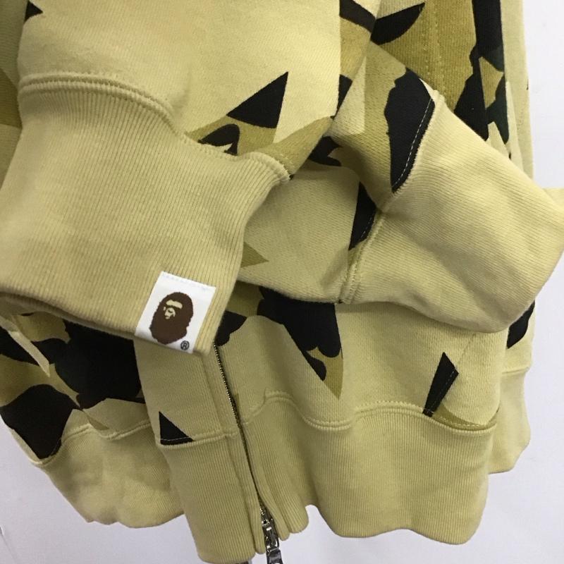 アベイシングエイプ A BATHING APE パーカー 長袖 1930-115-008 STAR CAMO フルジップ 裏起毛 XL 総柄 ベージュ / ベージュ /  メンズ USED 古着 中古 10107427